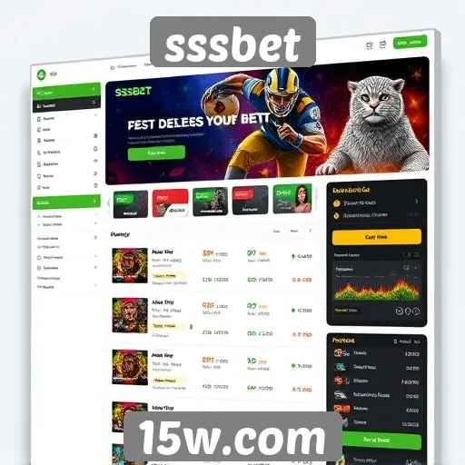 Interface e usabilidade do site sssbet