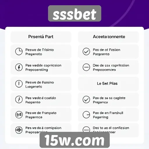 Métodos de pagamento aceitos no sssbet